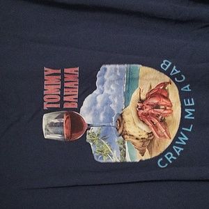 Tommy Bahama Navy Blue T Shirt XXL